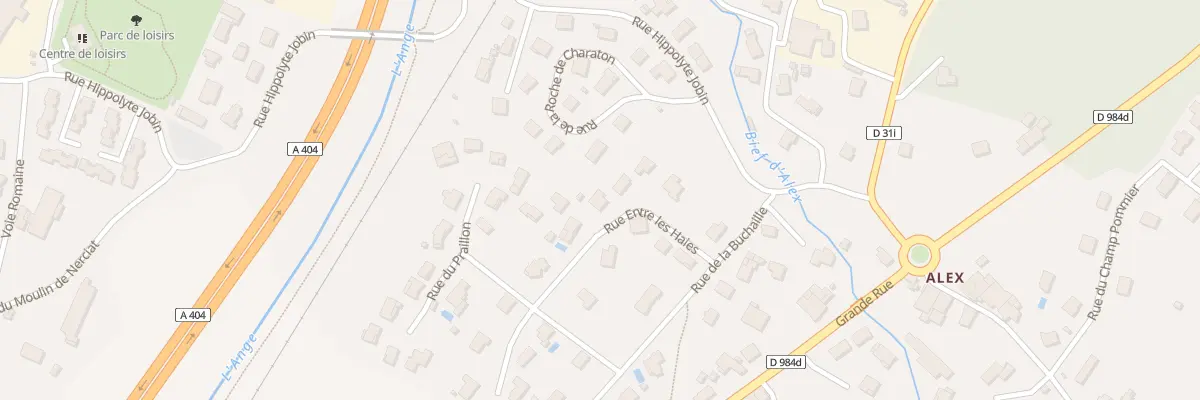 Plan du 104 Rue Entre les Haies à Groissiat