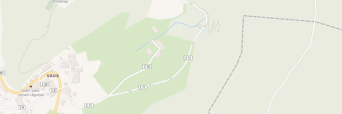 Plan du 188 Imp de la Forge à Frontenay