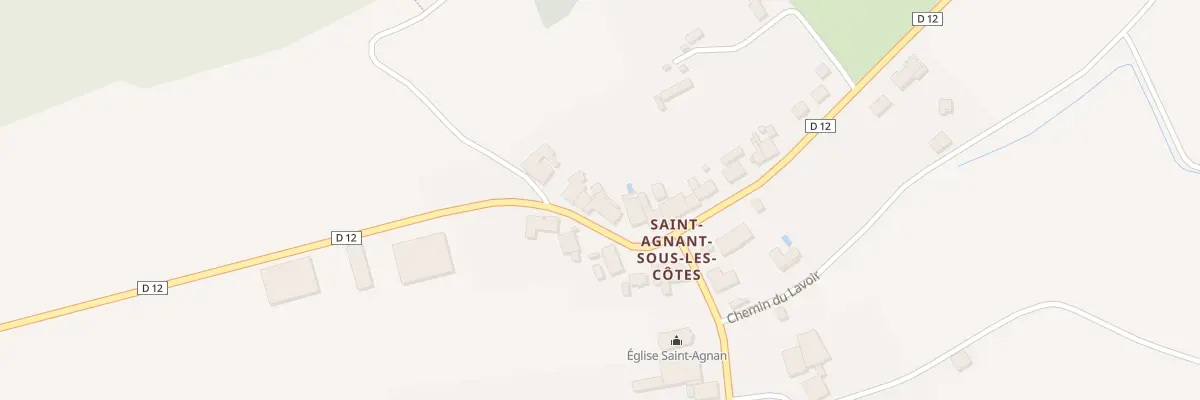 Plan du 7 Rte de St Aubin A St Agnant à Apremont-la-Forêt