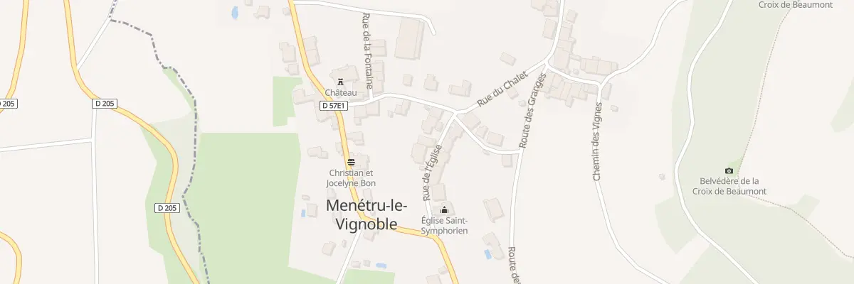 Plan du 30 Rue de l’Eglise à Menétru-le-Vignoble