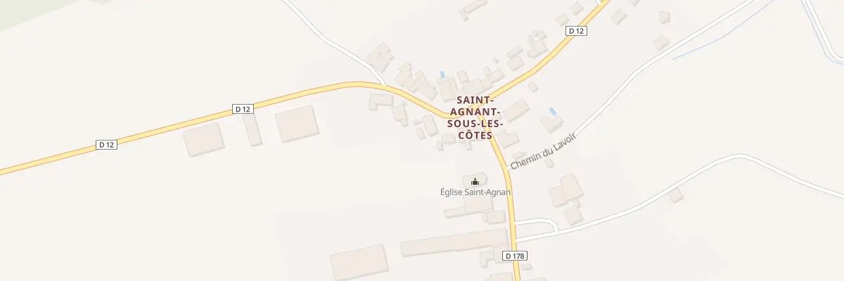 Plan du 8 Rte de St Aubin A St Agnant à Apremont-la-Forêt