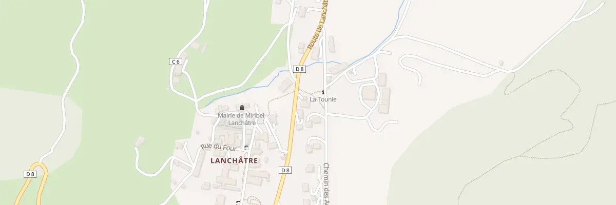 Plan du 5138 Le Perron à Miribel-Lanchâtre