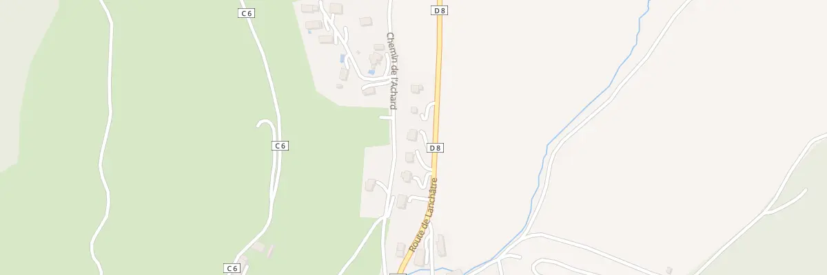 Plan du 722 Rte de Lanchâtre à Miribel-Lanchâtre