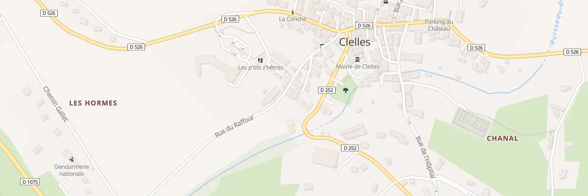 Plan du 151 Rue du Raffour à Clelles