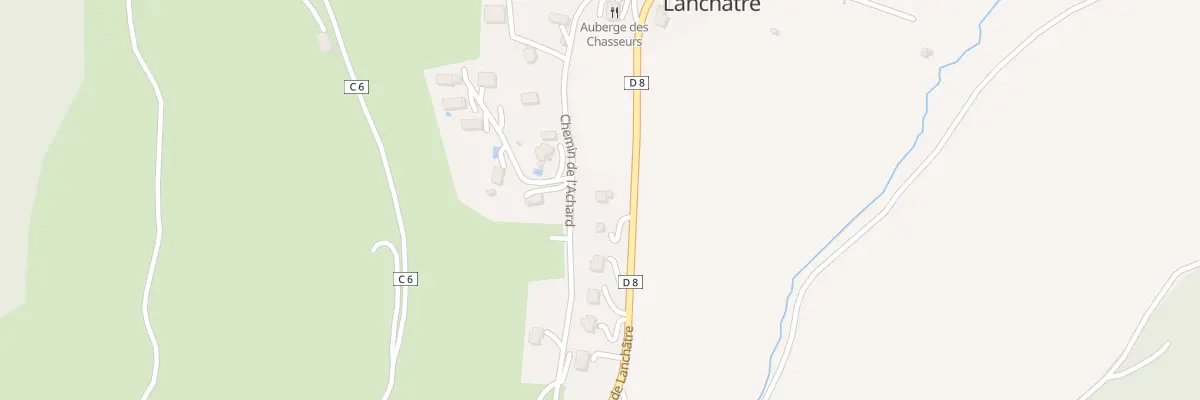 Plan du 668 Rte de Lanchâtre à Miribel-Lanchâtre