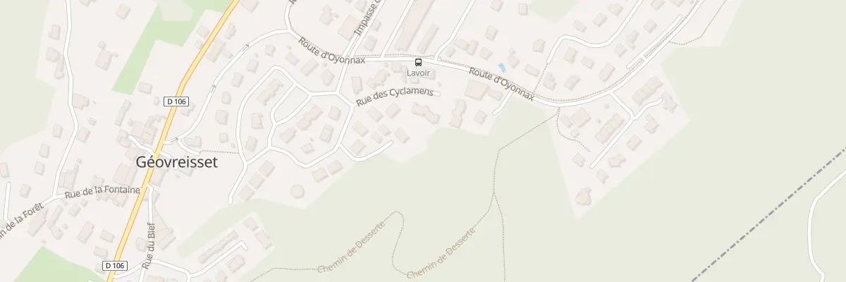 Plan du 47 Rue des Cyclamens à Géovreisset