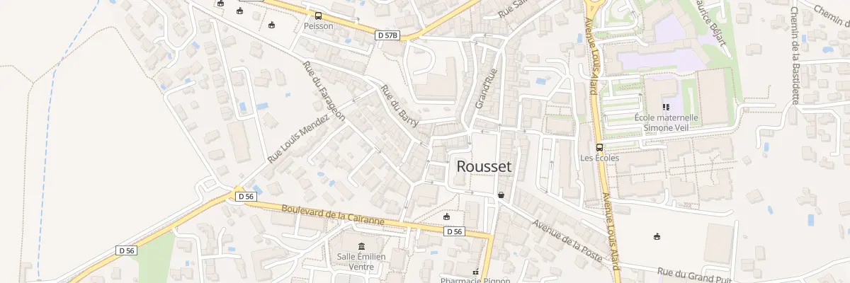 Plan du 16 Rue d’Aix à Rousset