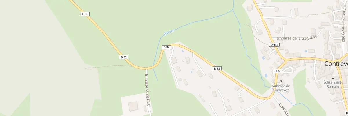 Plan du 5238 Mont Plat à Contrevoz