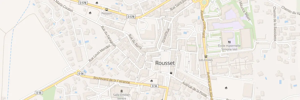 Plan du 10 Rue d’Aix à Rousset