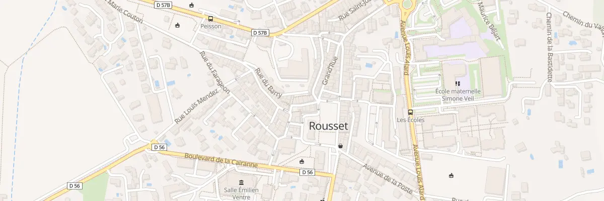 Plan du 8 Rue d’Aix à Rousset