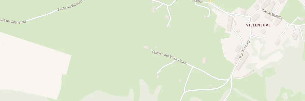 Plan du 4 Che des Vieux Fours Villeneuve à Sarrogna