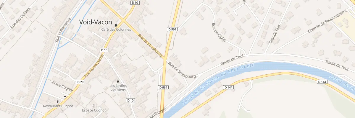 Plan du 4 Rue de Strasbourg à Void-Vacon