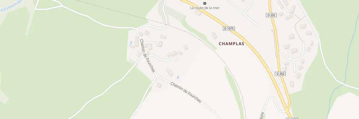 Plan du 269 Chem de Fourches à Clelles