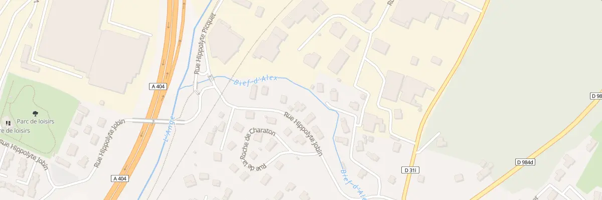 Plan du 5291 Rue Hippolyte Jobin à Groissiat