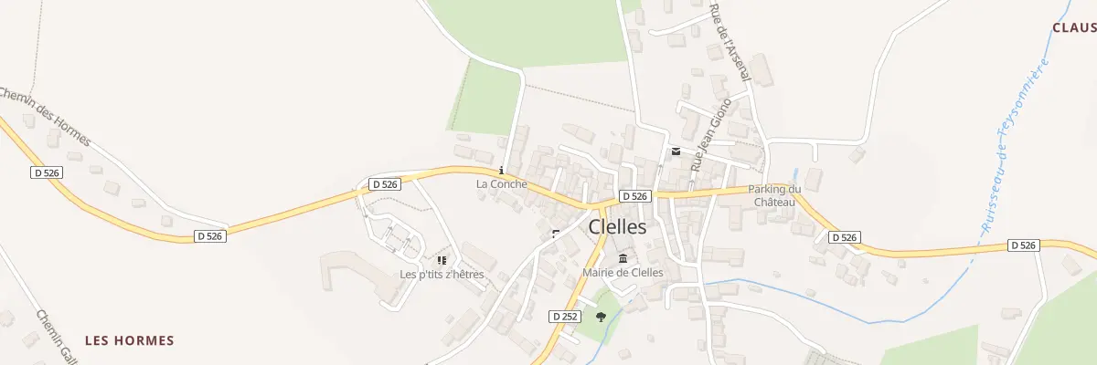 Plan du 394 Rue du Mont Aiguille à Clelles