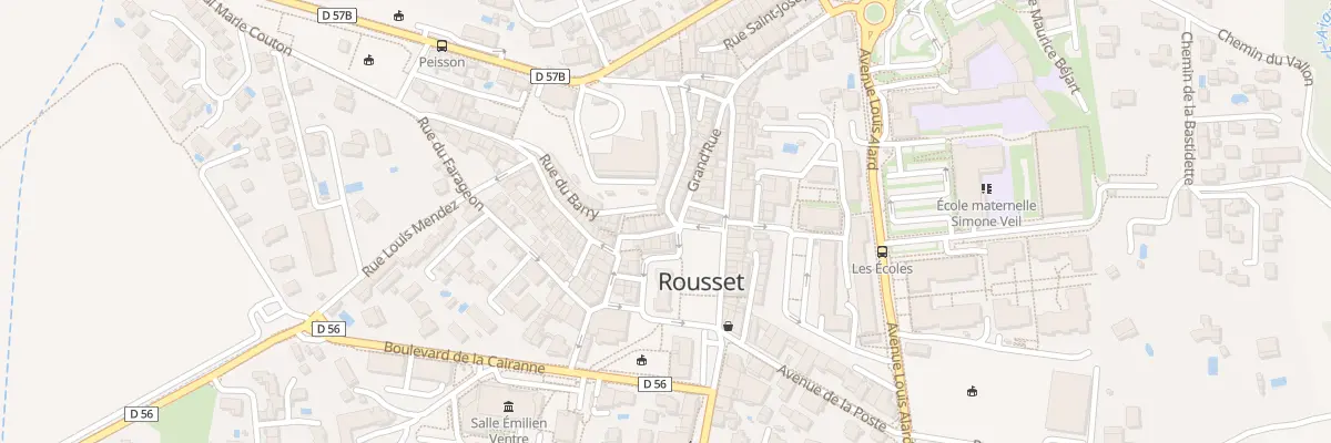 Plan du 2 Rue d’Aix à Rousset