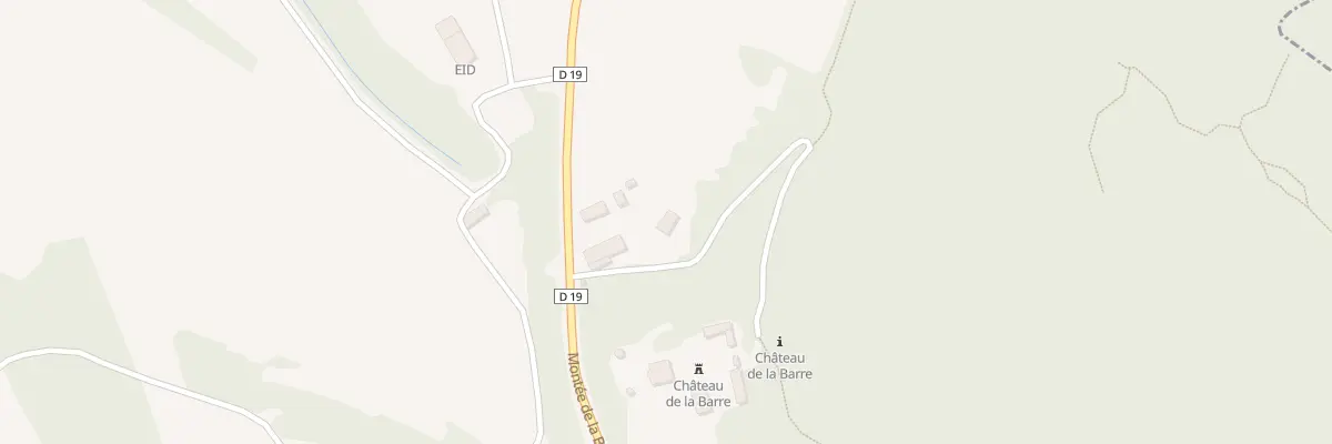 Plan du 5397 Mte de la Barre à Brégnier-Cordon