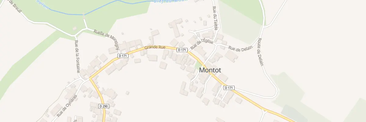 Plan du 22 Gr Grande Rue à Montot