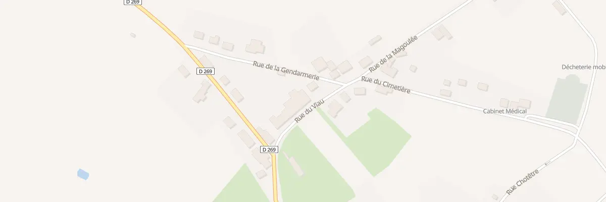 Plan du 25 Rue du Viau à Varennes-sur-Amance