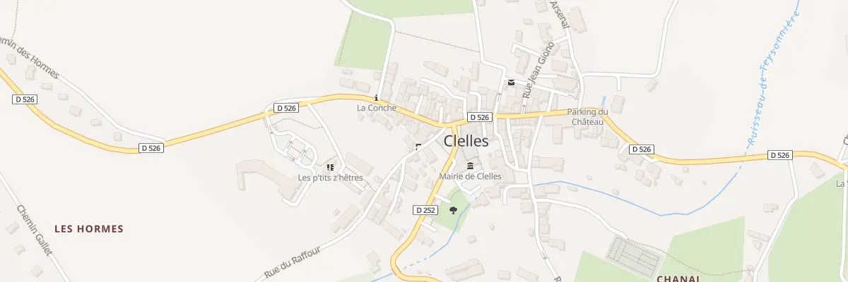 Plan du 5167 Rue du Raffour à Clelles