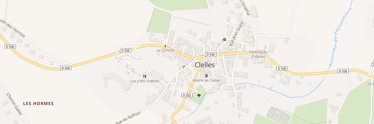 Plan du 5166 Rue du Raffour à Clelles