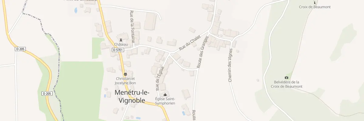 Plan du 33 Rue Traversière à Menétru-le-Vignoble