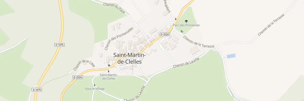 Plan du 5055 Le Village à Saint-Martin-de-Clelles