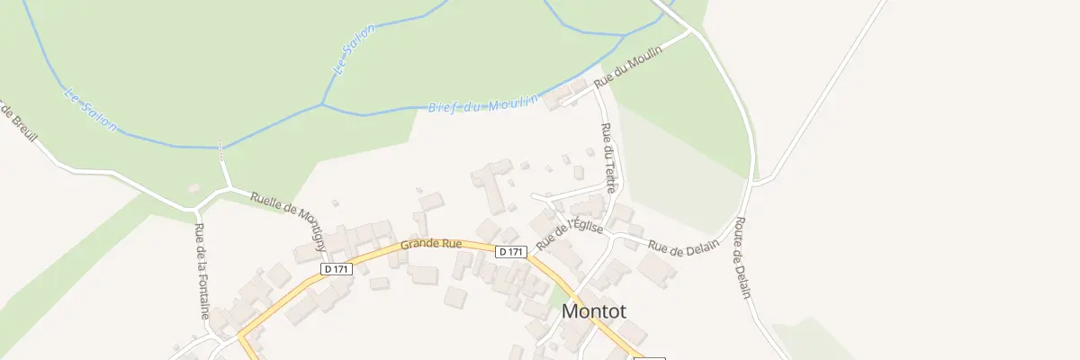 Plan du 1 Rue de l’Eglise à Montot