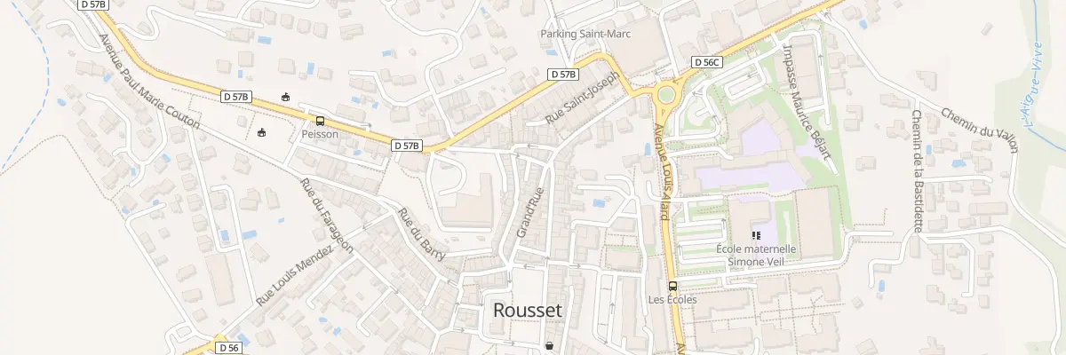 Plan du 9050 Mte du Château à Rousset