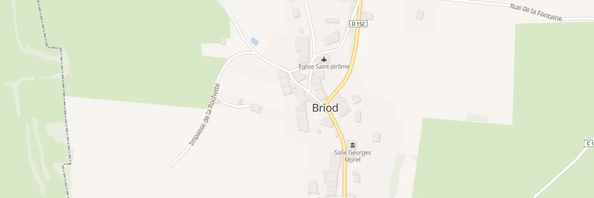 Plan du 25 Rte Saint Etienne de Coldre à Briod