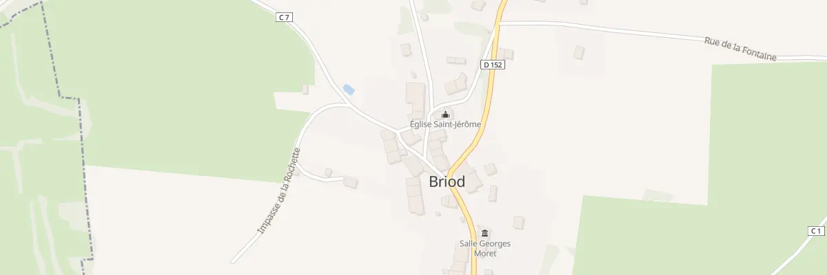 Plan du 40 Rte Saint Etienne de Coldre à Briod