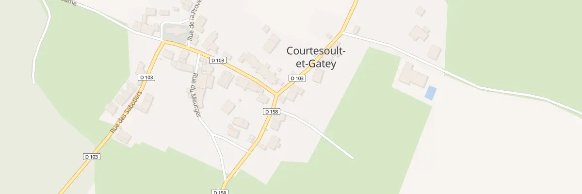 Plan du 7 Rue des Calvaires à Courtesoult-et-Gatey