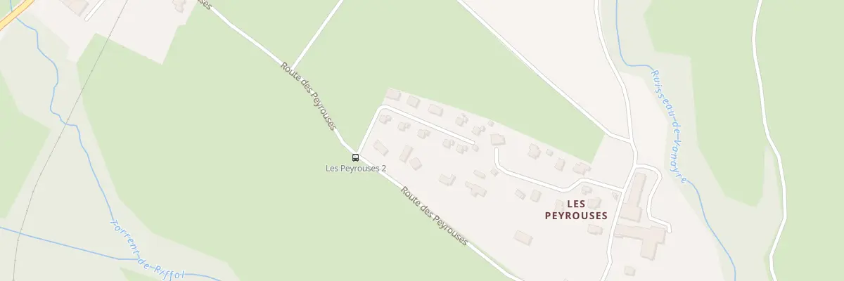 Plan du 5191 Les Peyrouses à Roissard