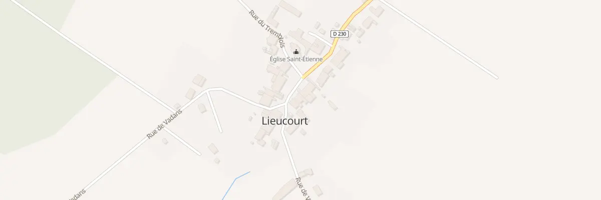 Plan du 1 Rue de Valay à Lieucourt