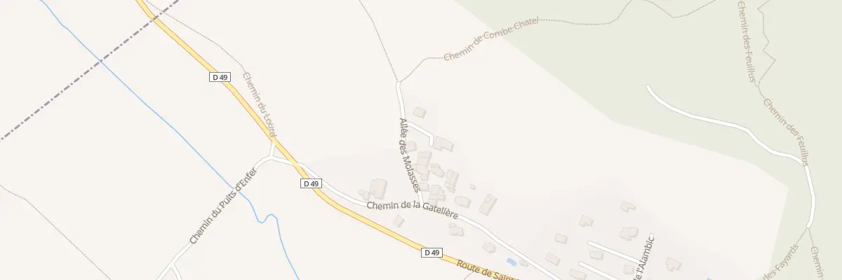 Plan du 64 All des Molasses à Saint-Étienne-de-Crossey
