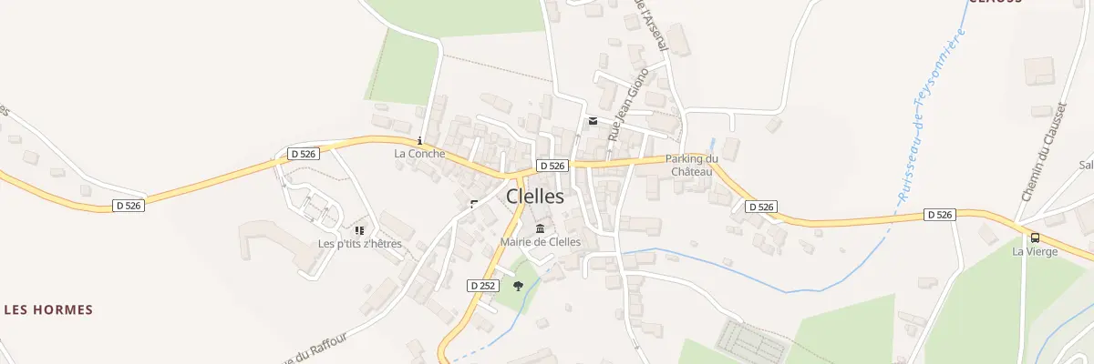 Plan du 5348 Pl Mairie à Clelles