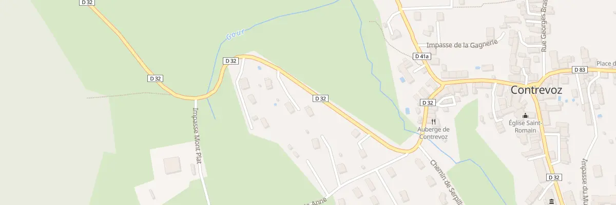 Plan du 5217 Mont Plat à Contrevoz