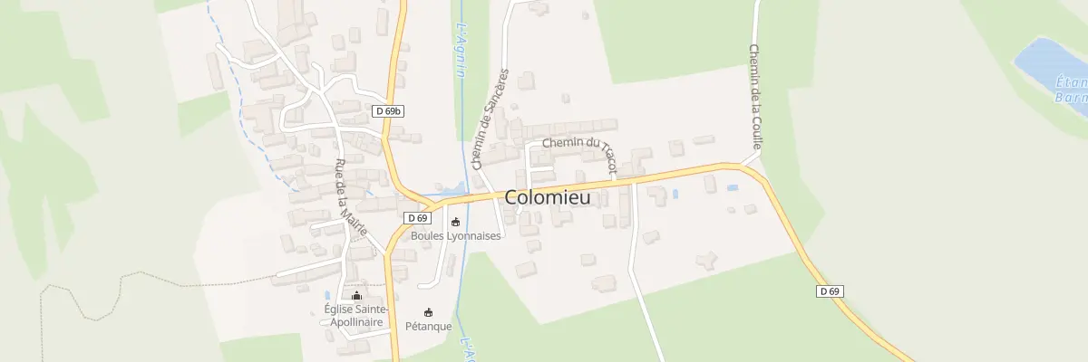 Plan du 225 Rte du Moulin à Colomieu