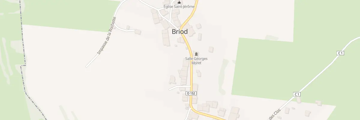 Plan du 100 Rue du Chalet à Briod