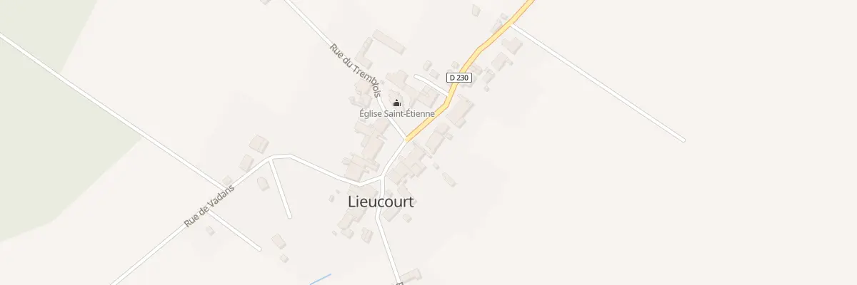 Plan du 4 Rue de Noiron à Lieucourt