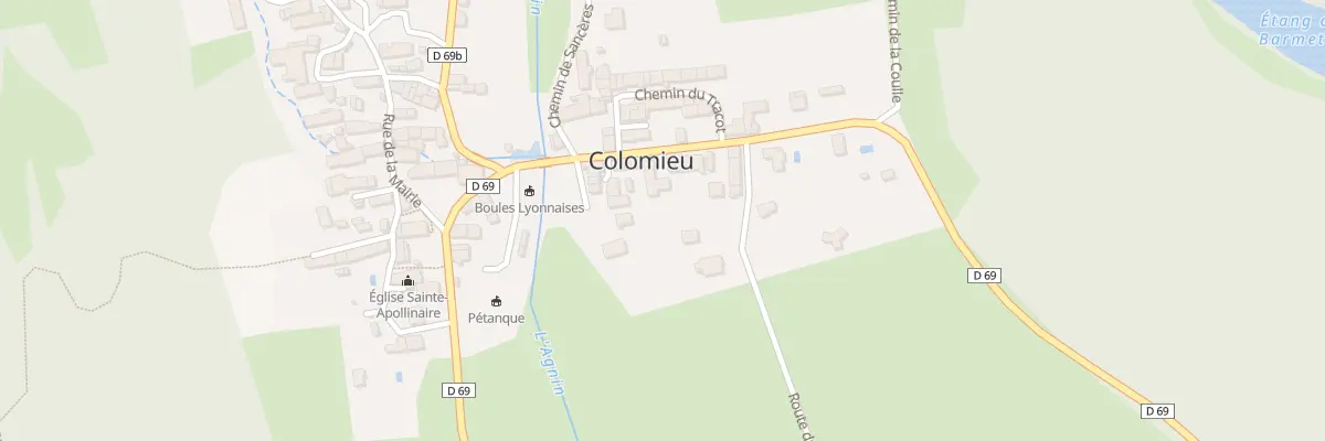 Plan du 226 Rte du Moulin à Colomieu