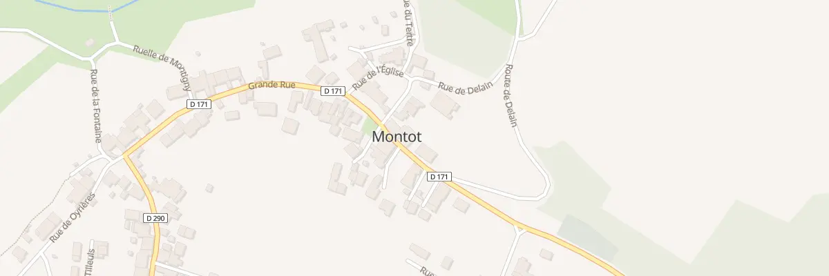 Plan du 33 Gr Grande Rue à Montot