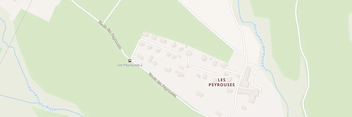 Plan du 5192 Les Peyrouses à Roissard