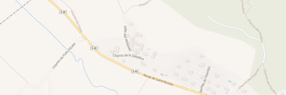 Plan du 22 Che de la Gatelière à Saint-Étienne-de-Crossey