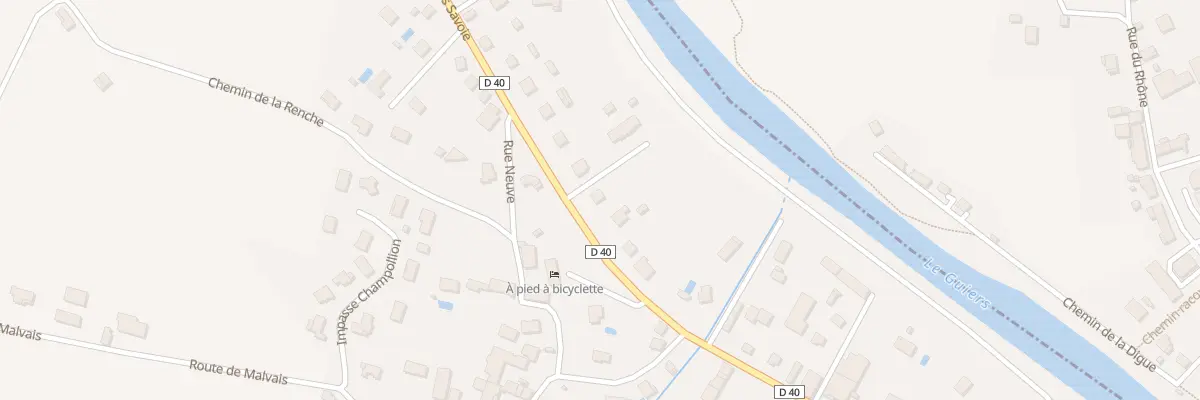 Plan du 2239 Rte des Savoie à Aoste