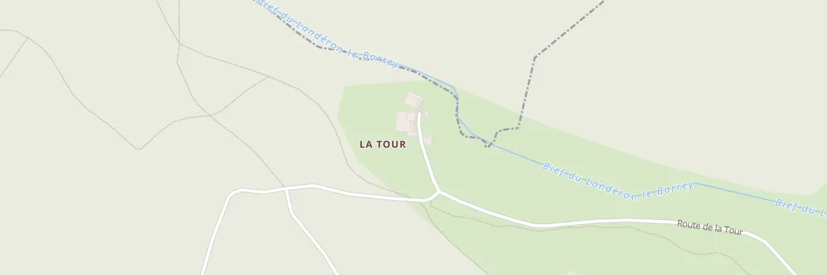 Plan du 9001 La Tour à Nantua