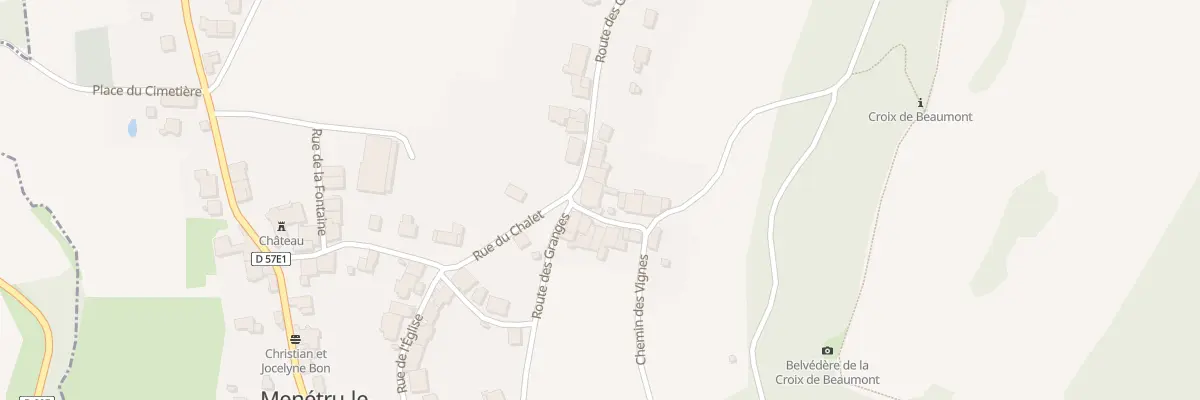 Plan du 476 Rte des Granges à Menétru-le-Vignoble