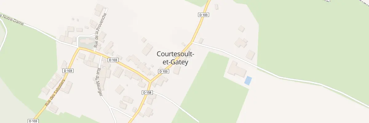 Plan du 3 Rue des Calvaires à Courtesoult-et-Gatey