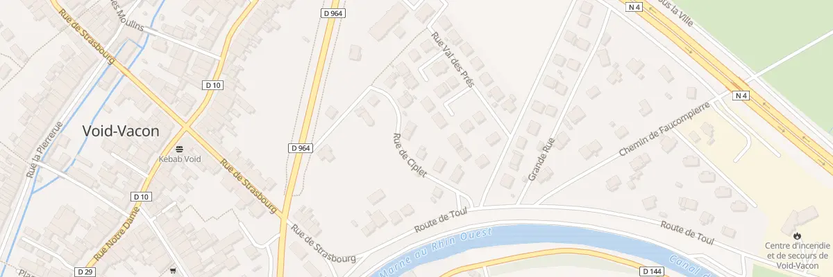 Plan du 5 Rue de Ciplet à Void-Vacon