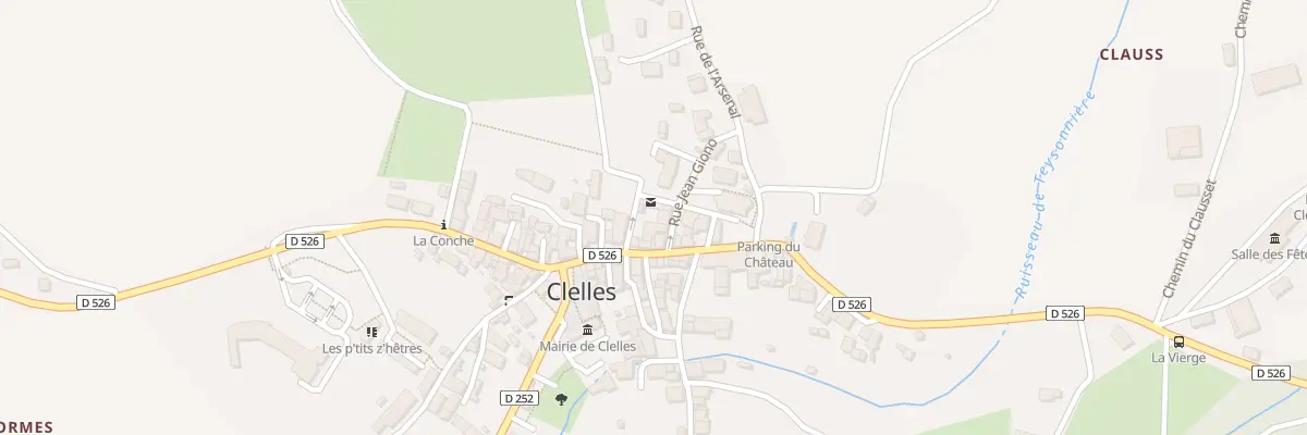 Plan du 19 Rue Jean Giono à Clelles